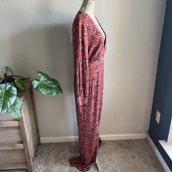 Free People Some Like It Hot Jumpsuit in Rust Combo - Picture 4 of 15